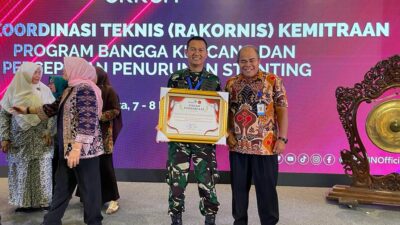 Danlanud H. AS Hanandjoeddin Terima Penghargaan dari BKKBN