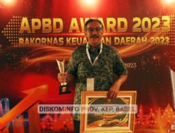 Pemprov. Kep. Bangka Belitung Sabet Penghargaan APBD Award 2023 dari Kemendagri