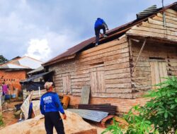 Gerak Cepat Bupati Basel Bantu Warga Korban Puting Beliung di Desa Jeriji