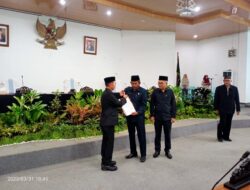 DPRD Bangka Rapat Paripurna Pengembalian Raperda