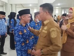 Bupati Basel Lantik Pejabat Eselon III dan IV di Lingkungan Pemkab