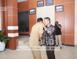 Jalin Sinergitas, Pj Gubernur Suganda Kunjungi DPRD Kep Babel