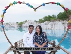 Indahnya Danau Kaolin, Pikat Pj. Gubernur Suganda dan Wisatawan Luar Kep. Babel