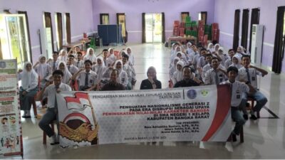 Tim Pengabdi UBB Datangi Generasi Z dI SMA NEGERI 1 KELAPA