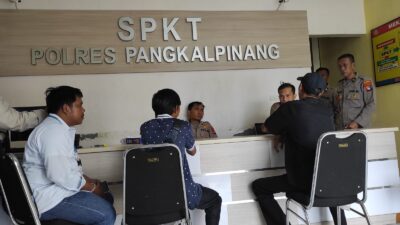 Satpam Transmart Pangkalpinang Pengancam Wartawan Dilaporkan ke Polisi