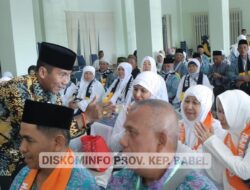 80 Calon Jemaah Haji Tambahan Asal Bangka Belitung Diberangkatkan