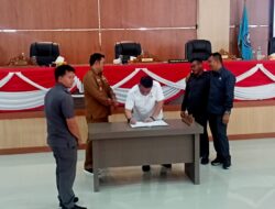 DPRD Basel Rapat Paripurna Pengambilan Keputusan Raperda APBD TA 2022