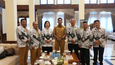 PGRI Kep. Babel Sampaikan Program Kerja Sekaligus Tindak Lanjut Hibah Tanah Gedung Sekretariat