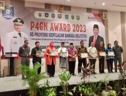 Pemkot Pangkalpinang Terima Penghargaan P4GN Dari Provinsi Kepulauan Bangka Belitung