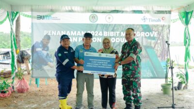 Tingkatkan Akses Air Bersih Bagi Masyarakat di Bangka Barat, PT Timah Bersama TNI Bangun Dua Sumur Bor 16 January 2024