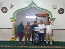 PT Timah Serahkan Bantuan Untuk Rebana As-Sa’adah Desa Lalang Kecamatan Manggar