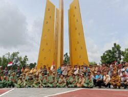 Apel Akbar Linmas dan Kesiapan Kodim 0432/Basel Menjelang Pemilu 2024 di Kabupaten Bangka Selatan