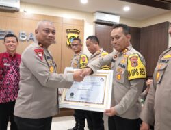 Polres Bangka Selatan Raih Penghargaan Terbaik Tiga Se-Bangka Belitung dari Ombudsman RI