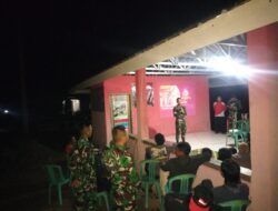 Satgas TMMD Kodim 0432/Basel Gelar Nobar untuk Sosialisasi Pendaftaran Rekrutmen Prajurit TNI