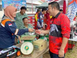 Program Aik Bakung di Desa Permis, Bupati Riza Cek Tera Pedagang