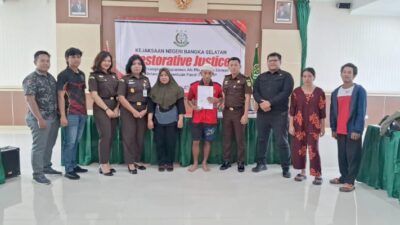 Kejari Basel Menerapkan Restoratif Justice dalam Penyelesaian Kasus Pencurian Sepeda Motor