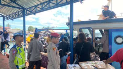 Polres Bangka Selatan Berikan Pengamanan dan Pelayanan Maksimal Pemudik Arus Balik