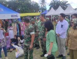 Pj Wako Pangkalpinang Hadiri Bazar TNI Jelang Idul Fitri 1445H