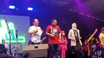 Bupati Riza Herdavid dan Wali Band Meriahkan Kemilau Pesona Bangka Selatan 2024