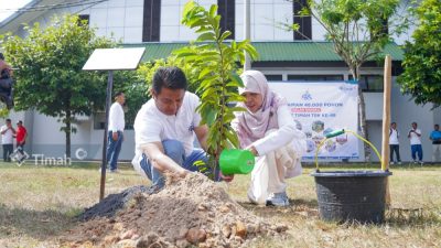 PT Timah Gelar Kegiatan Bulan Bakti dan Tanam Pohon Hingga Berbagi Kebahagiaan Bersama Karyawan