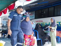 Warga Batu Belubang Antusias Berobat di Mobil Sehat PT Timah, Berharap Datang Kembali