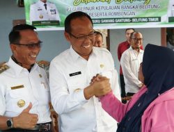 Pj Gubernur Sugito Tinjau Kondisi Rumah Tak Layak Huni Warga Suku Sawang