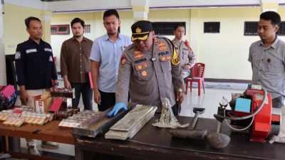 Polres Beltim Tetapkan 1 Tersangka Smelter Mini, Lucunya Tersangka Belum Pernah Diperiksa