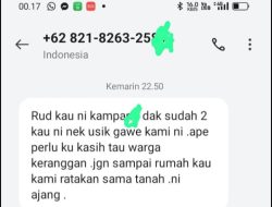 Bos Timah Ilegal Mentok Ajang Maki Maki dan Ancam Ratakan Rumah Wartawan