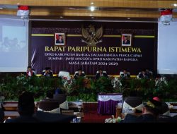 Rapat Paripurna Istimewa Pengucapan Sumpah Janji Anggota DPRD Masa Jabatan 2024-2029