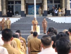 Pj Wako Budi Utama Menjadi Pembina Apel Gabungan Pemkot Pangkalpinang