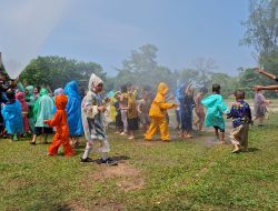 PT Timah Edukasi Bahaya Api Bagi Puluhan Anak-anak TK Santa Maria Mentok