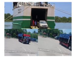 18 Truk Muatan Timah Balok dan Pasir dari Belitung Lolos Masuk Bangka