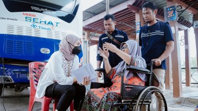 Hadir di Lingkungan Nelayan 2 Sungailiat, Mobil Sehat PT Timah Berikan Pelayanan Kesehatan Bagi Ratusan Warga