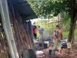 Diduga Ilegal, Tempat Peleburan Cetak Balok Timah di Dusun Mudel Air Anyir 