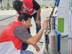 Tingkatkan Pengawasan, Pertamina Patra Niaga Regional Sumbagsel Lakukan Uji Tera di SPBU Babel